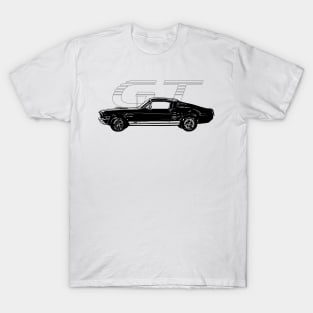 Ford Mustang GT Illustration T-Shirt